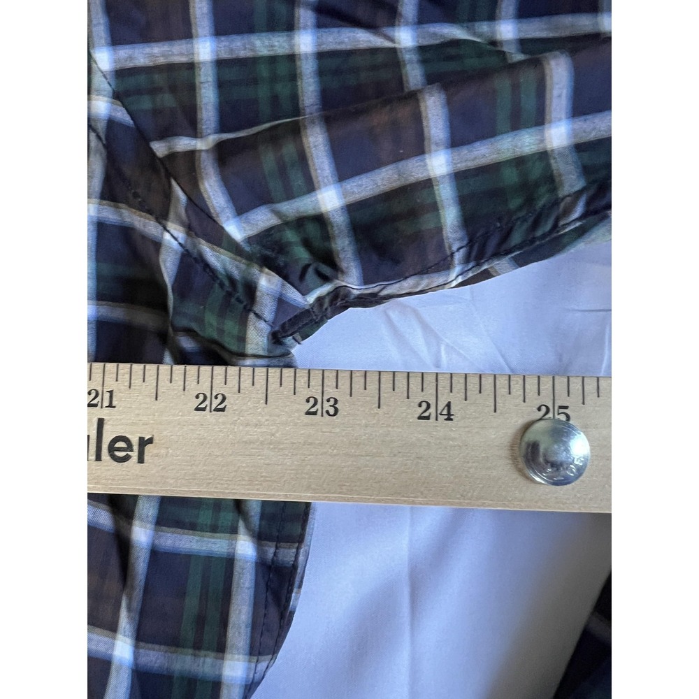 Bugatchi Shirt Mens Large Multi Color Plaid Long Sleeve Button Up Cotton Classic - Picture 10 of 14
